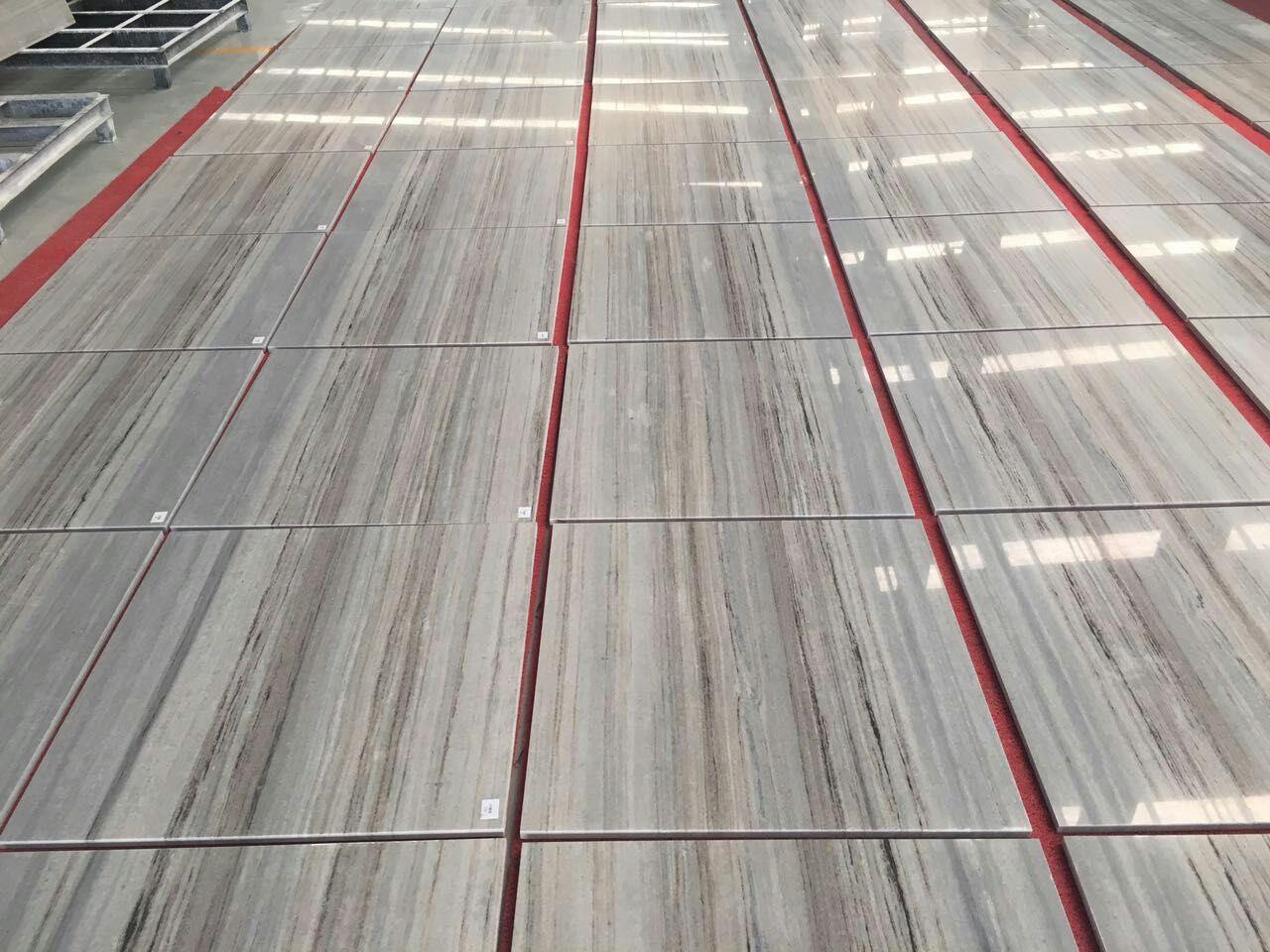 Crystal wood marble tile