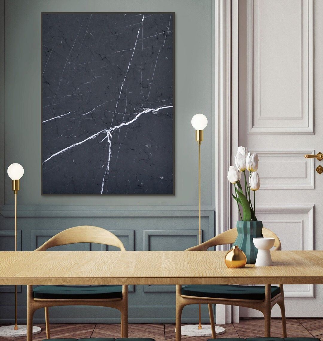 Nero Marquina Marble wall