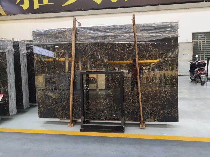 Black Portoro Gold Marble