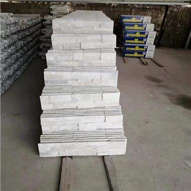 İç ve Dış Cephe Panelleri İçin Beyaz Kültür Taş Paneller Çıkıntılı Taş Kaplama Arduvaz